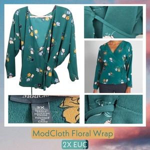 ModCloth Floral Wrap